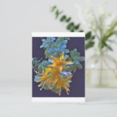 Carte Postale Aeonium en floraison (Debout devant)