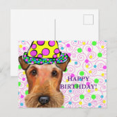 CARTE POSTALE AERDALE TERRIER (Devant / Derrière)