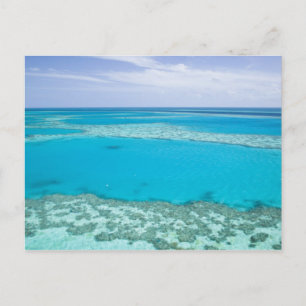 Carte Postale Aerial view of Great Barrier Reef by