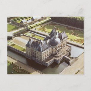Carte Postale Aerial view of the Chateau, designed for Nicholas