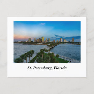 Carte Postale Aérien de St. Petersburg Floride