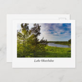 Carte Postale Aérien du lac Okeechobee (Devant / Derrière)