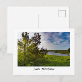 Carte Postale Aérien du lac Okeechobee (Devant / Derrière)
