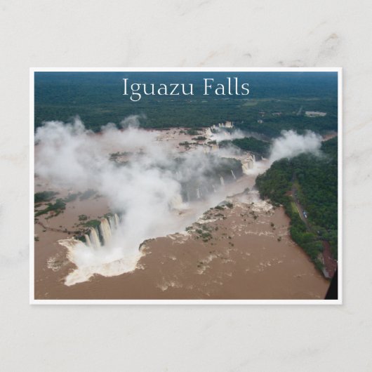 Carte Postale aérien iguazu (Devant)