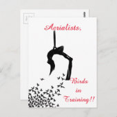 Carte Postale Aériens à voilure Trapeze (Devant / Derrière)