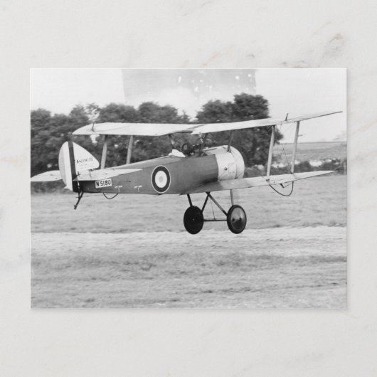 Carte Postale Aéronef Sopwith Décollage (Devant)