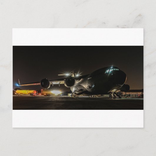 Carte Postale Aéronefs de nuit (Devant)