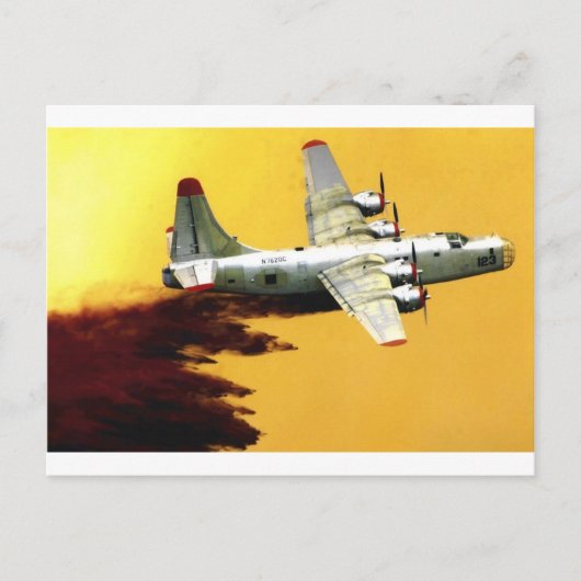 Carte Postale Aéronefs de pompier PBY (Devant)
