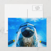 Carte Postale Aéronefs Douglas DC-3 (Devant / Derrière)