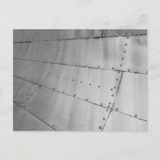Carte Postale Aéronefs en aluminium - Peau Abstraite