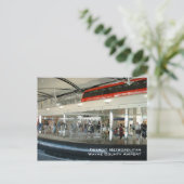 Carte Postale Aéroport de Detroit Metropolitan Wayne (Debout devant)