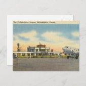Carte Postale Aéroport de Philadelphie, Philadelphie, Pennsylvan (Devant / Derrière)