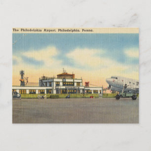Carte Postale Aéroport de Philadelphie, Philadelphie, Pennsylvan