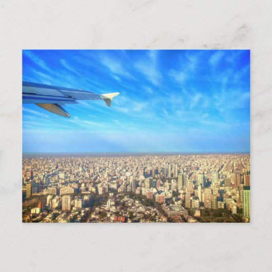 Carte Postale Aéroport de ville Jorge Newbery AEP (Devant)