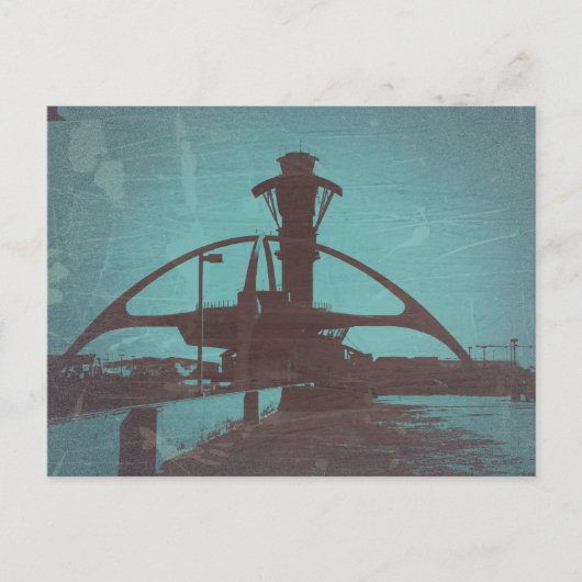 Carte Postale Aéroport Los Angeles LAX (Devant)