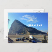 Carte Postale Aéroport Rocher de Gibraltar (Devant / Derrière)