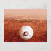 Carte Postale Aeroshell avec l'atterrissage du rover Perseveranc (Devant)