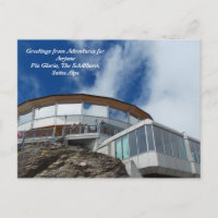 Carte postale AFA Piz Gloria, Schilthorn, Alpes su
