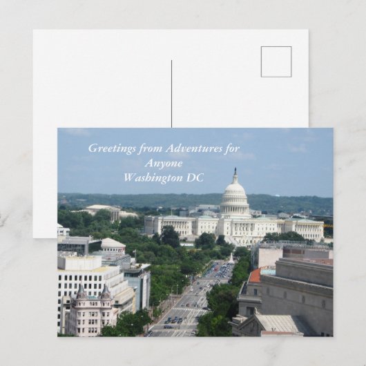 Carte postale AFA Washington DC (Devant / Derrière)