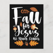 Carte Postale Affaire For Jesus He Never Leaves Thanksgiving Chr (Devant)