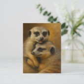 Carte Postale Affection de Meerkat (Debout devant)