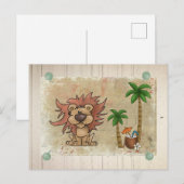 Carte Postale Affenhitze Postkarte (Devant / Derrière)