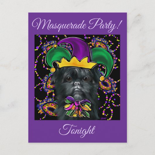 Carte Postale Affenpinscher (Devant)