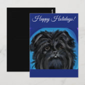 CARTE POSTALE AFFENPINSCHER (Devant / Derrière)