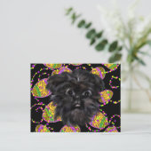 Carte Postale Affenpinscher (Debout devant)