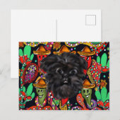 Carte Postale Affenpinscher (Devant / Derrière)