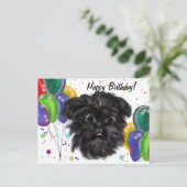 Carte Postale Affenpinscher (Debout devant)