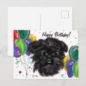 Carte Postale Affenpinscher (Devant / Derrière)
