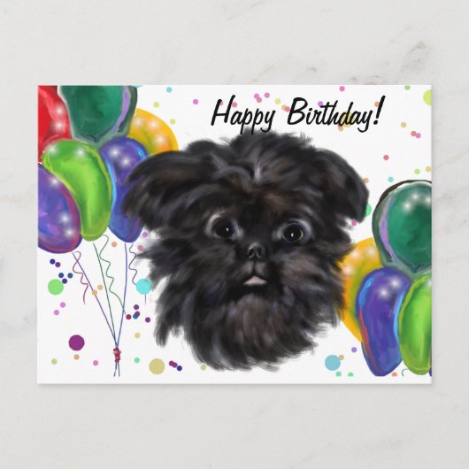 Carte Postale Affenpinscher (Devant)