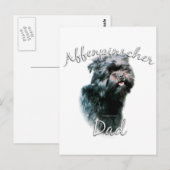 Carte Postale Affenpinscher Papa 2 (Devant / Derrière)