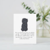 Carte Postale Affenpinscher Souvenir (Debout devant)