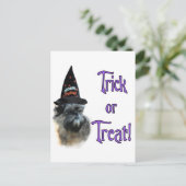 Carte Postale Affenpinscher Trick (Debout devant)