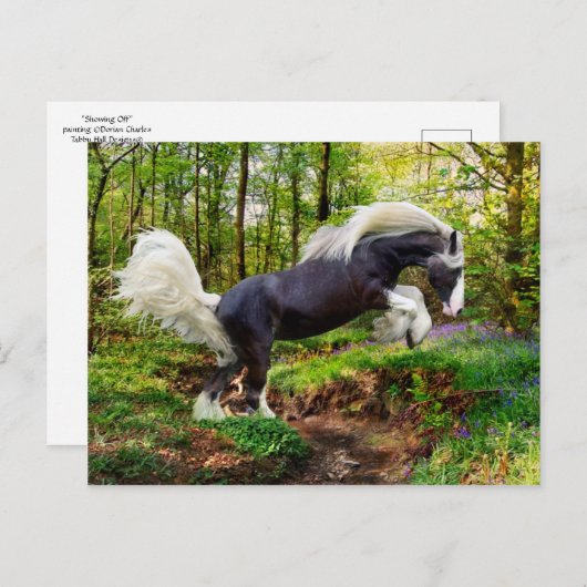 Carte Postale "Affichage" (Devant / Derrière)