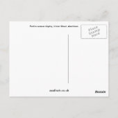 Carte Postale Affichage festif (Dos)