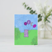 Carte Postale Affiche 1ère Nounours Guimauve (Debout devant)