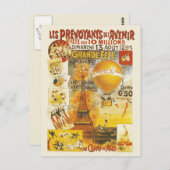 Carte Postale Affiche ancienne de la Grande Fête Foire (Devant / Derrière)