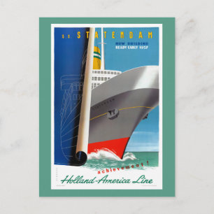 Carte Postale Affiche ancienne S.S. Statendam Pays-Bas