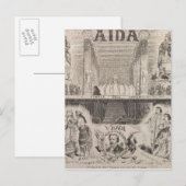 Carte Postale Affiche annonçant une performance (Devant / Derrière)