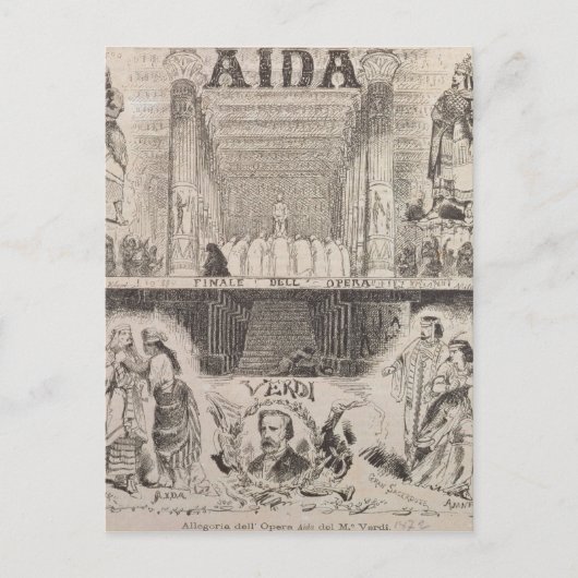 Carte Postale Affiche annonçant une performance (Devant)