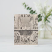 Carte Postale Affiche annonçant une performance (Debout devant)