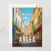 Carte Postale Affiche Arles - France - illustration (Devant / Derrière)