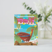 Carte Postale Affiche Bali Travel. (Debout devant)