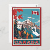 Carte Postale Affiche Canada Travel (Devant / Derrière)