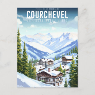Carte Postale Affiche Courchevel - France - Auvergne-Rhône-Alpes
