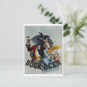 Carte Postale Affiche de bière vintage (Debout devant)