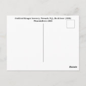 Carte Postale Affiche de bière vintage (Dos)